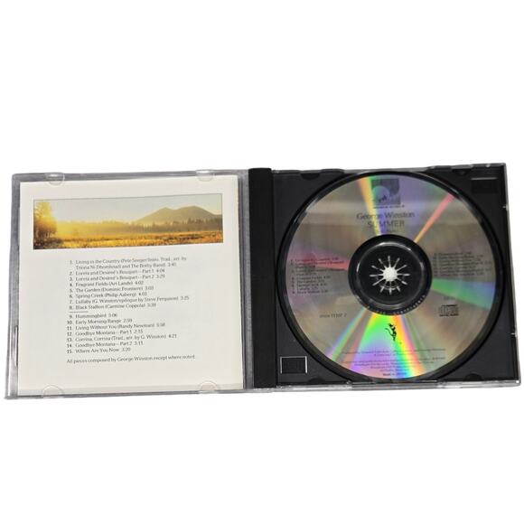 Summer by George Winston CD Solo Piano 1991 Windham Hill Records - Picture 3 of 3